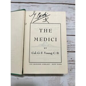 Modern Library Hardcover Book Green Vintage Cloth Torchbearer Logo 7.25x5in
